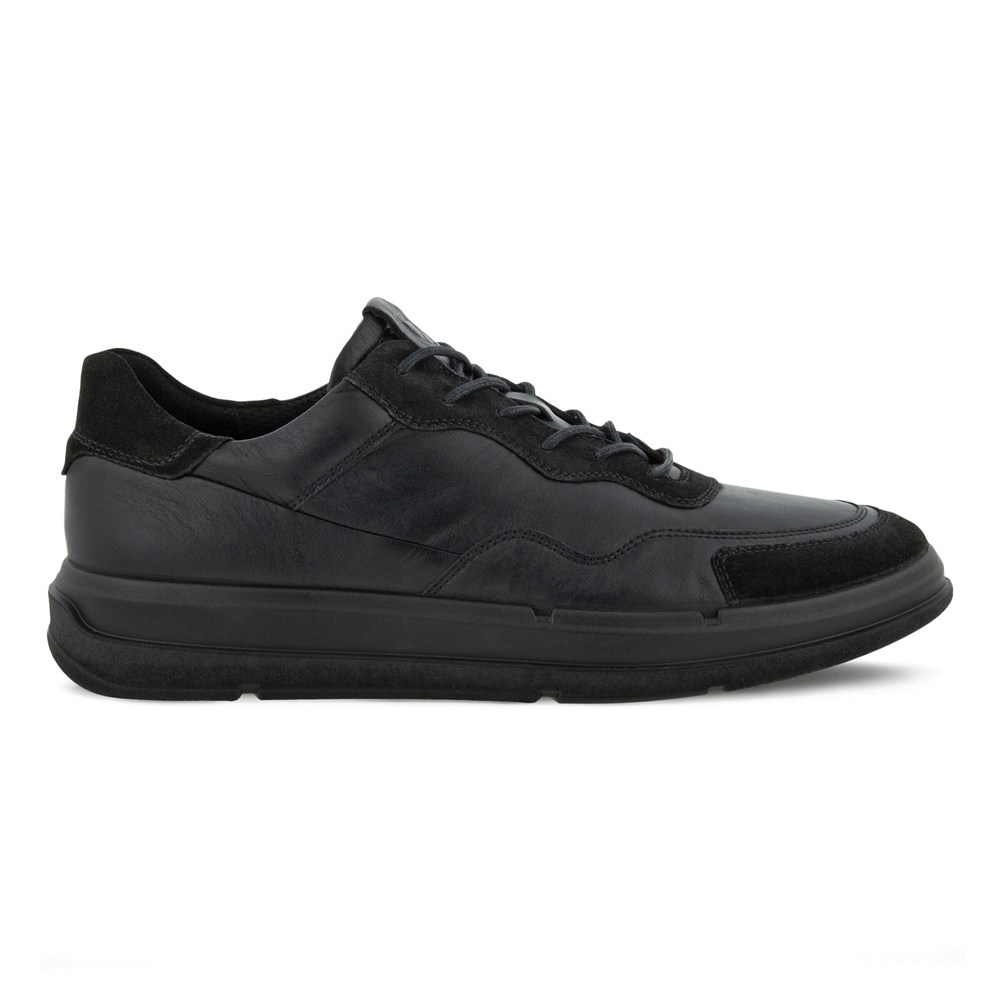 ECCO Mens Sneakers Black - Soft X - RWO-186237